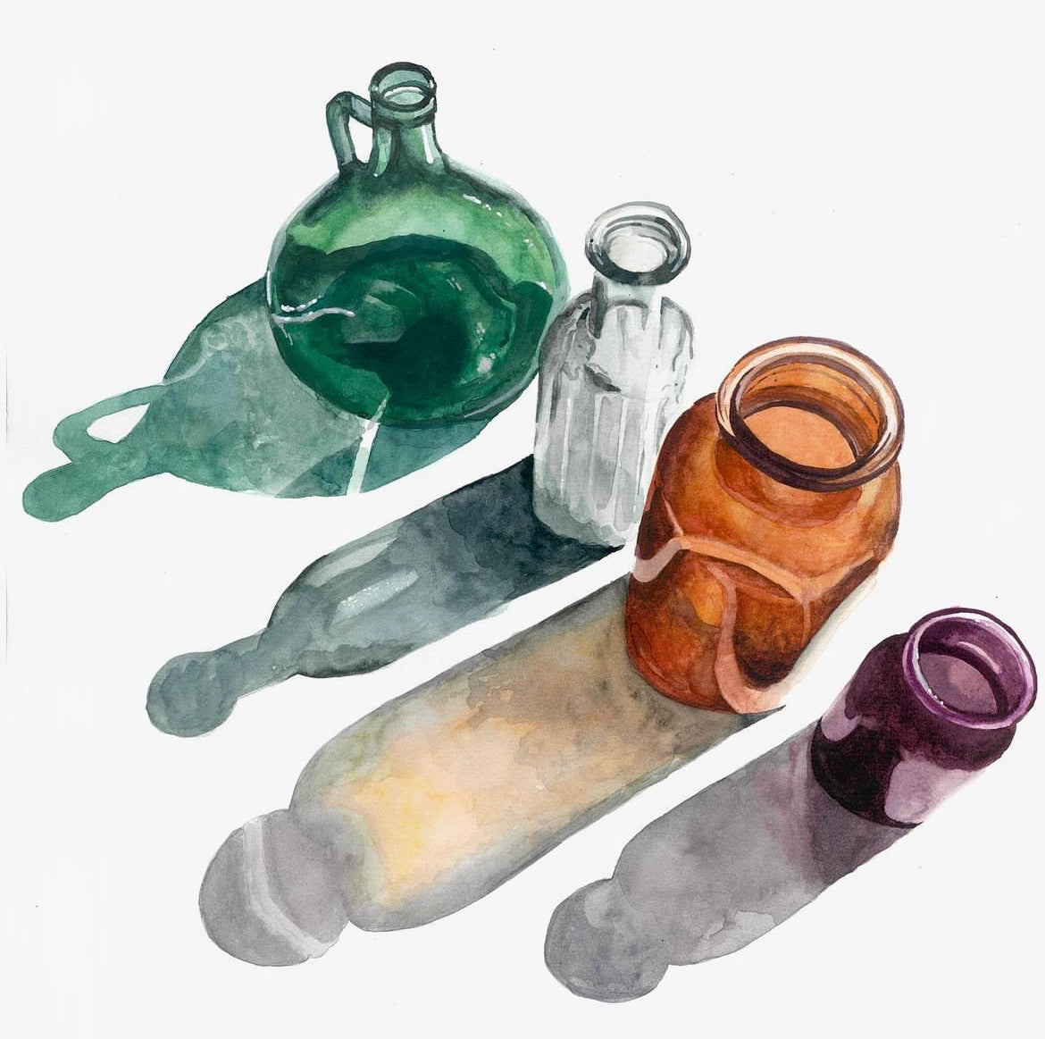 1 Day Still Life Watercolour Jan 2025 Art School Co.