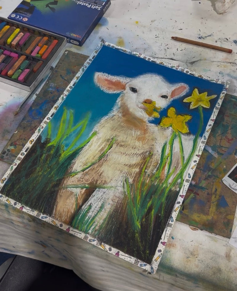 Kids Big & Bright Pastel Workshop Tues 5th January 2027