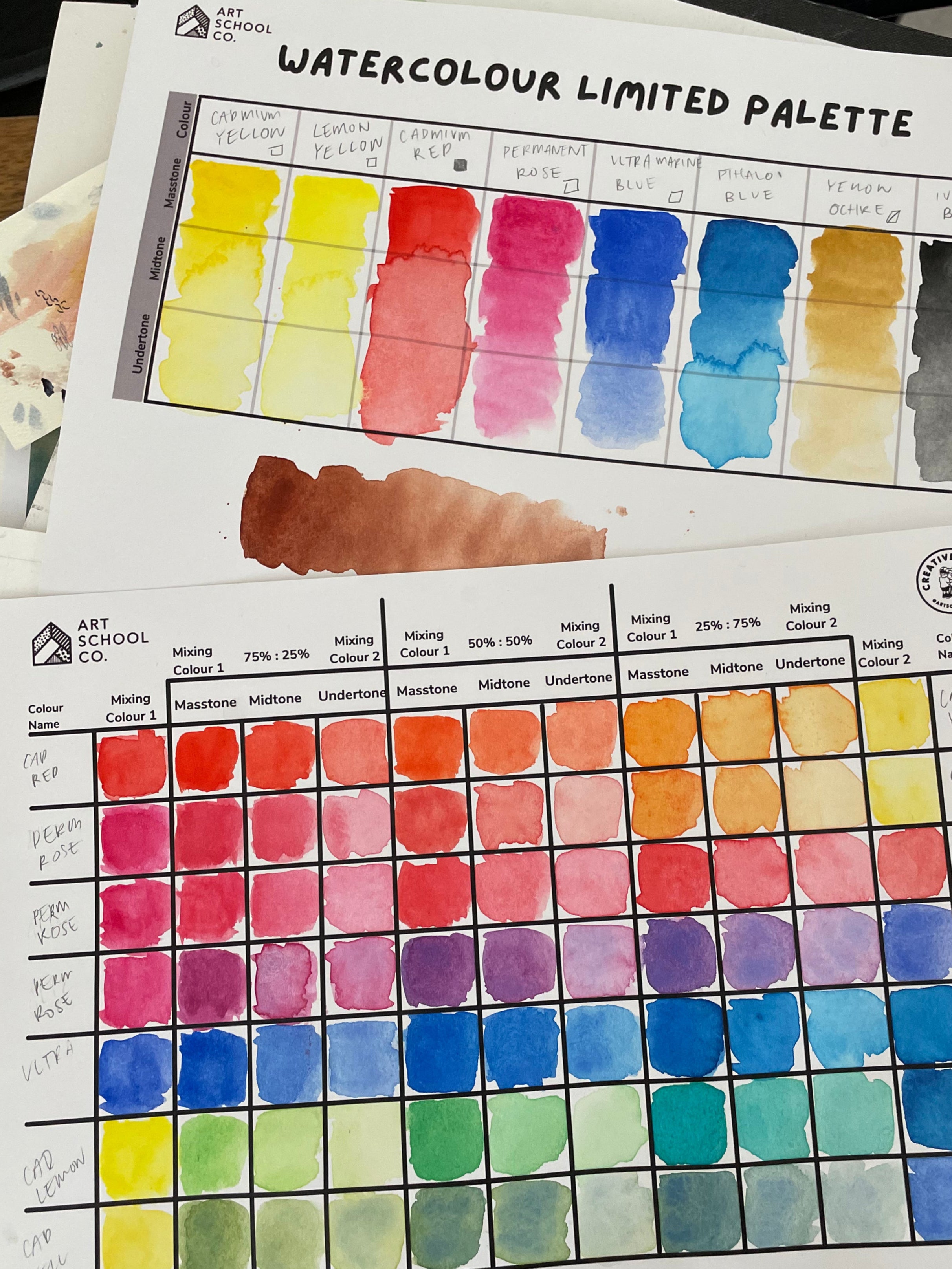1 Day Colour Theory Workshop with Caitlin Jeffs