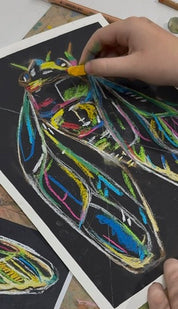 Kids Big & Bright Pastel Workshop Tues 5th January 2027