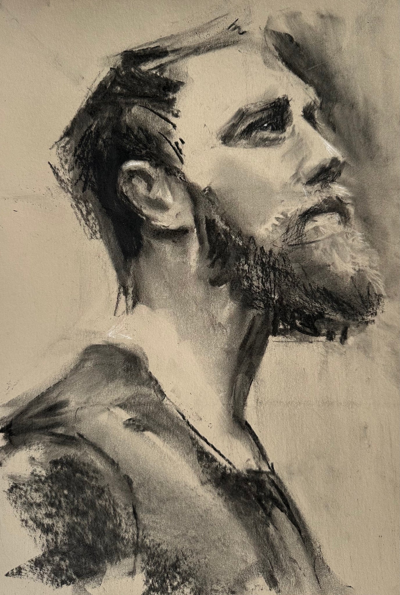 Expressive Charcoal – Creating Large Scale Works with Shyanne Clarke