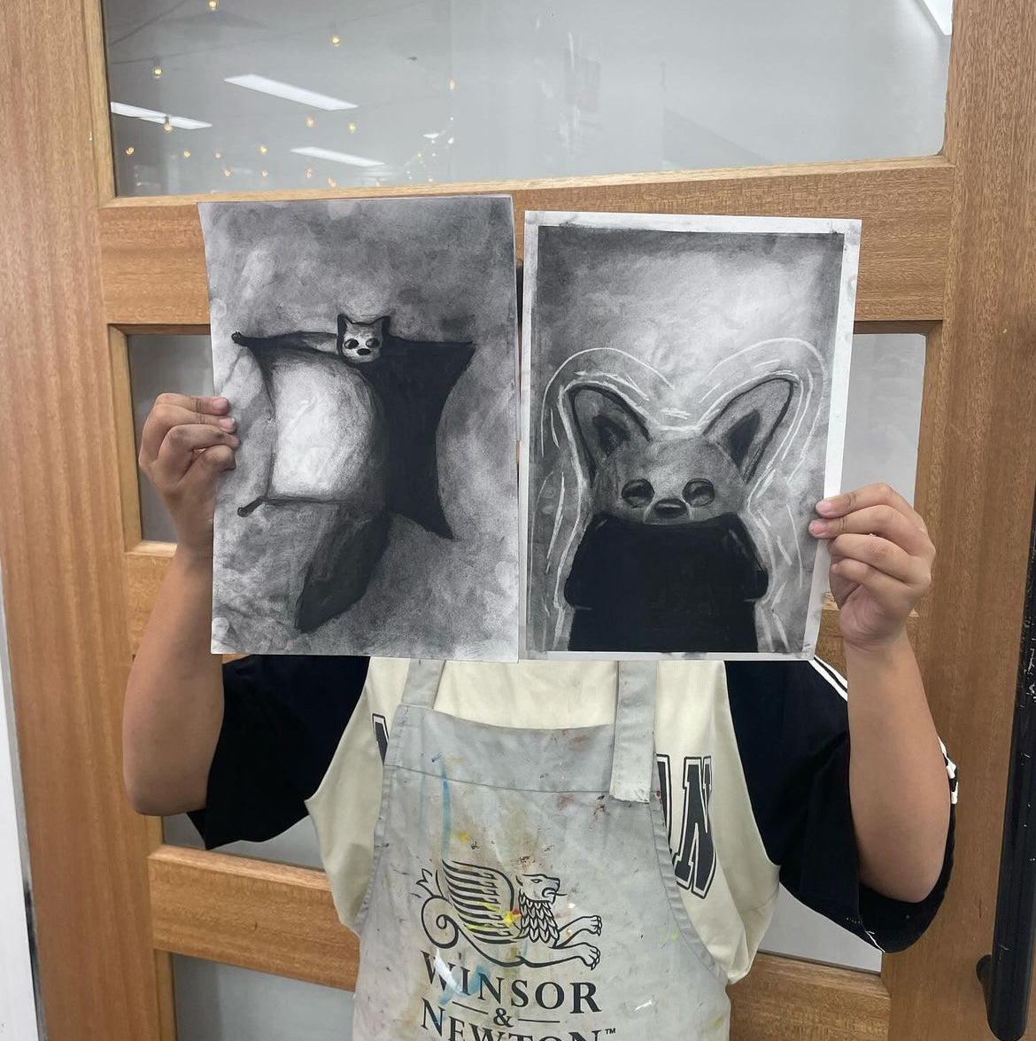 Kids Large Scale Charcoal Drawing Workshop January 2026