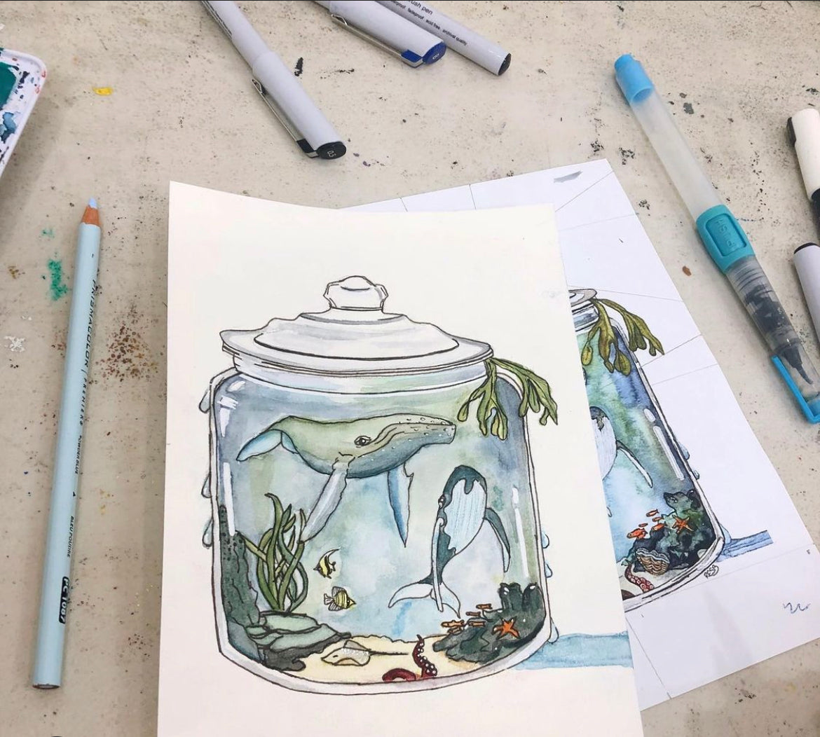 Kid's Watercolour Sketch & Wash Workshop April 2025