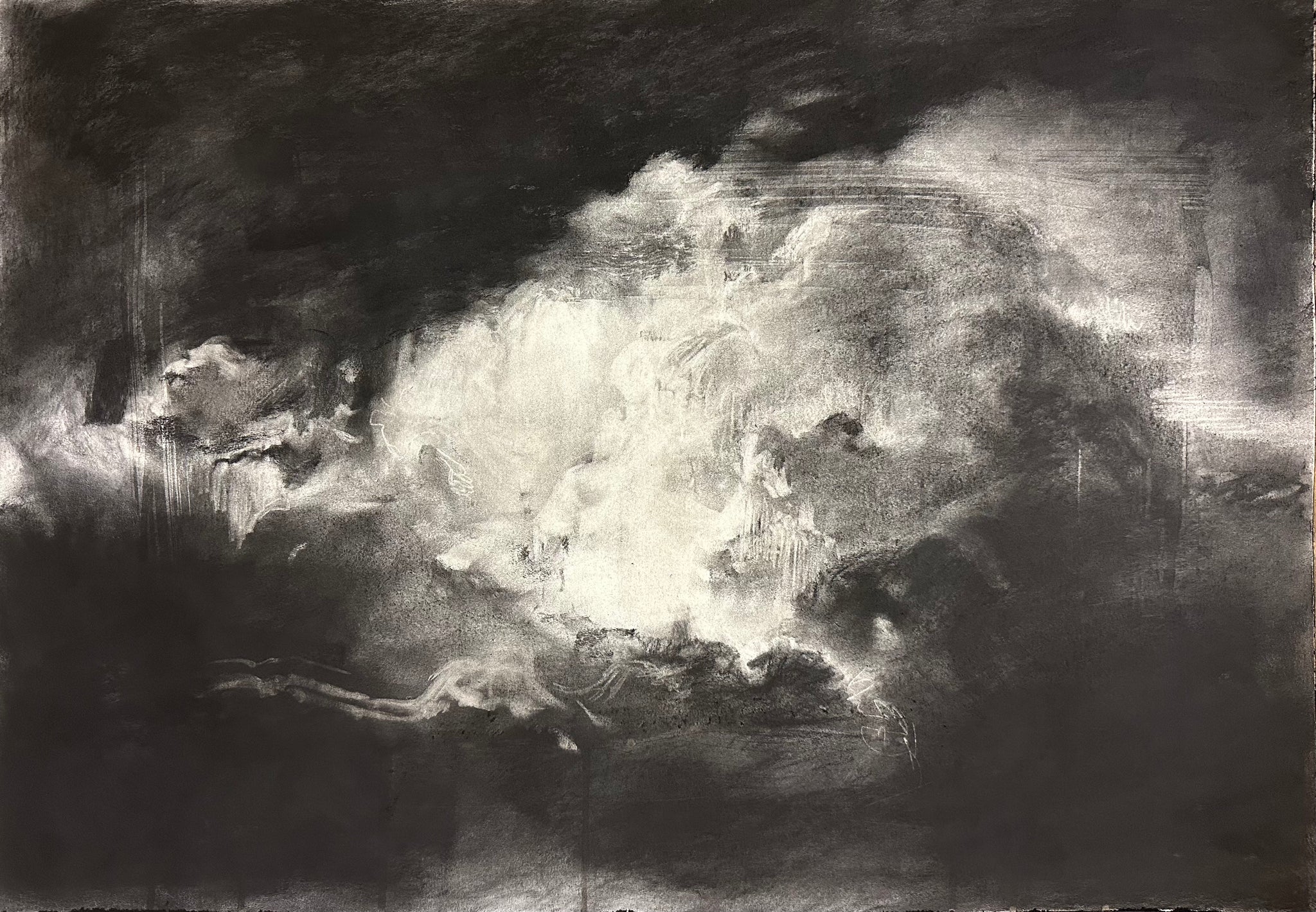 Expressive Charcoal – Creating Large Scale Works with Shyanne Clarke