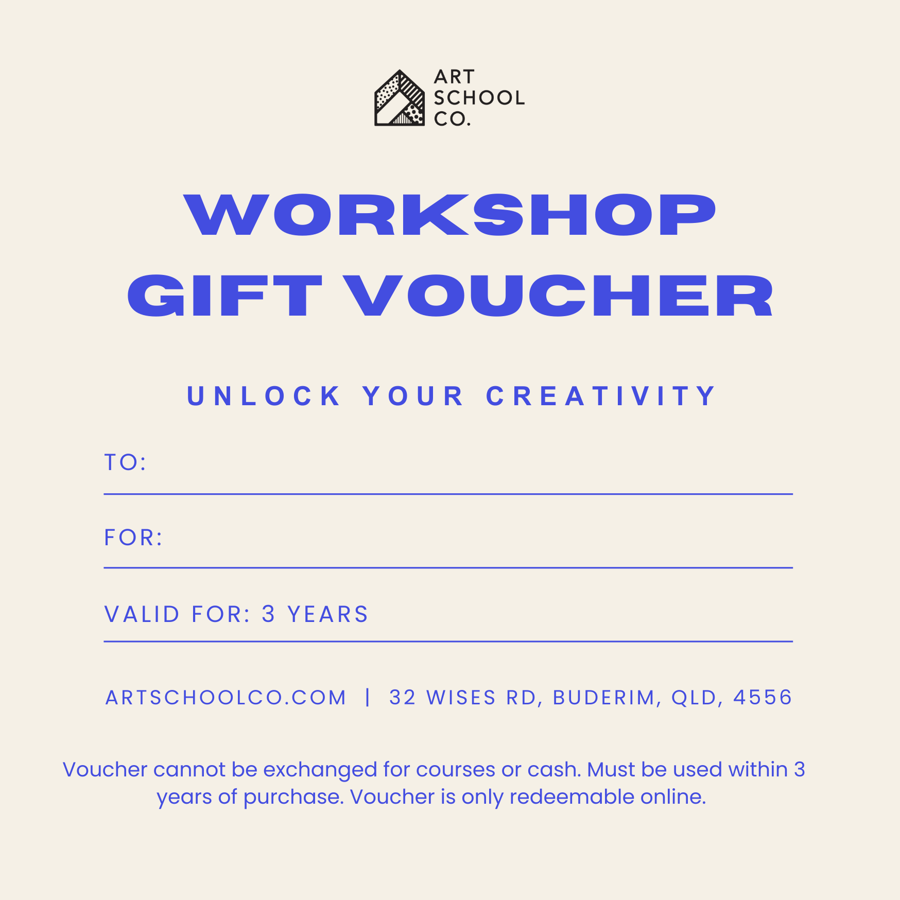Workshop Gift Card